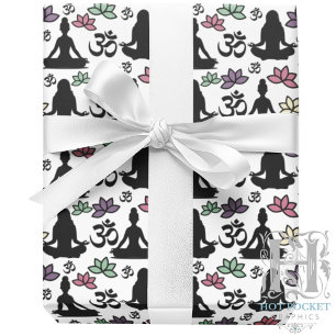 Cadeau Papier d'emballage Yoga