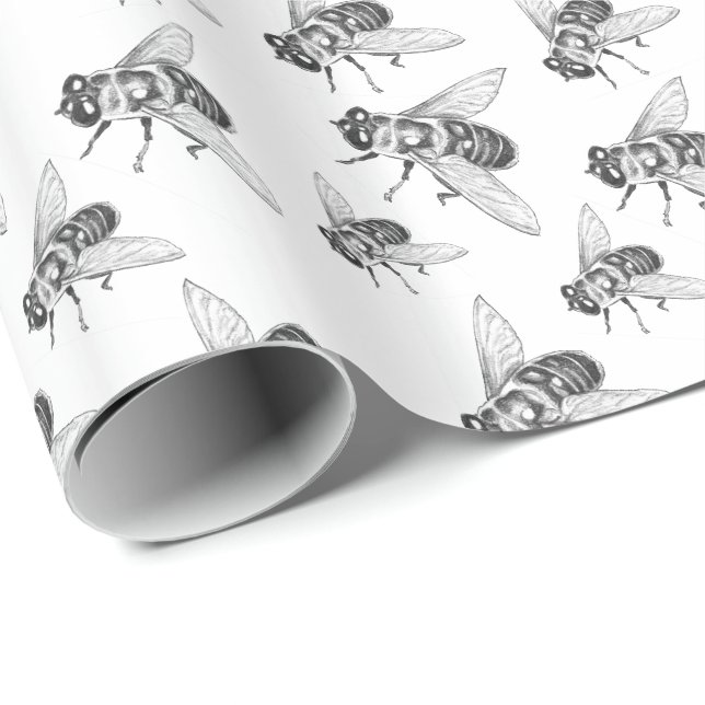 Cadeau Papier d'enlèvement d'abeille de miel Papier d'enl (Coin rond)