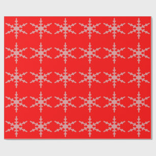 Cadeau Papier d'enneigement rouge