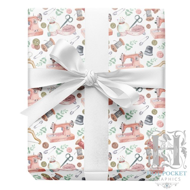 Cadeau Papier d'enrobage à couture (Créateur téléchargé)