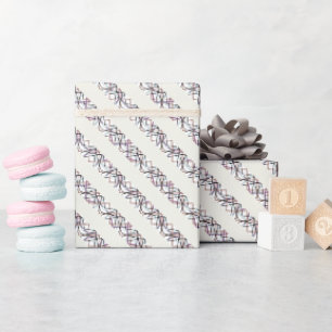Cadeau Papier d'enrobage Abstrait de ligne moderne
