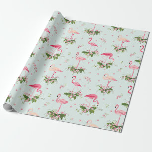 Cadeau Papier d'enrobage de Flamant rose