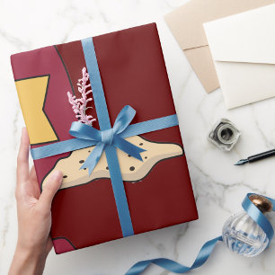 Cadeau Papier d'enrobage de fond et de talon