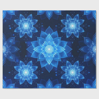 Cadeau Papier d'enrobage de lotus brillant