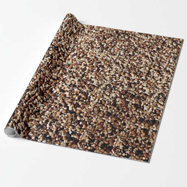 Cadeau Papier d'enrobage de texture de roches (Déroulé)