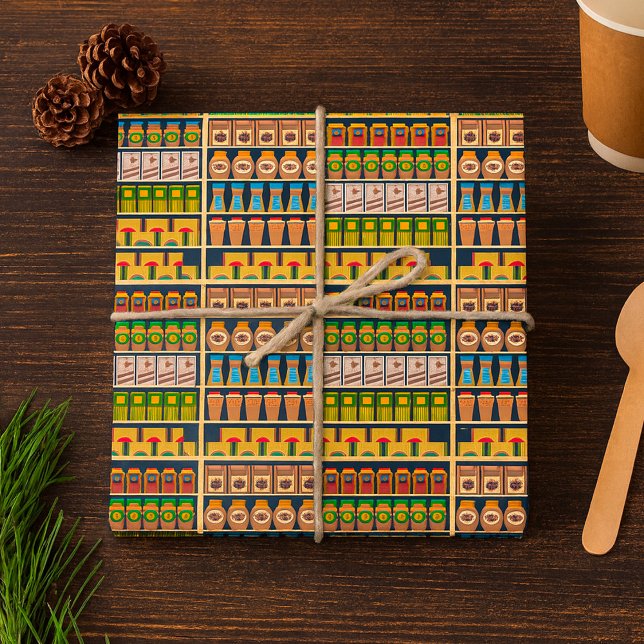 Cadeau Papier d'enrobage d'étagère de supermarché (Créateur téléchargé)