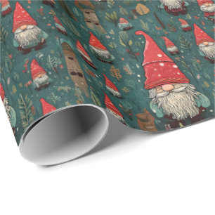 Cadeau Papier d'enrobage Gnomes