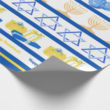 Papier d'enrobage Hanoukka