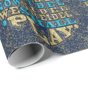 Cadeau Papier d'enrobage Hanoukka "O Dreidel Dreidel..."