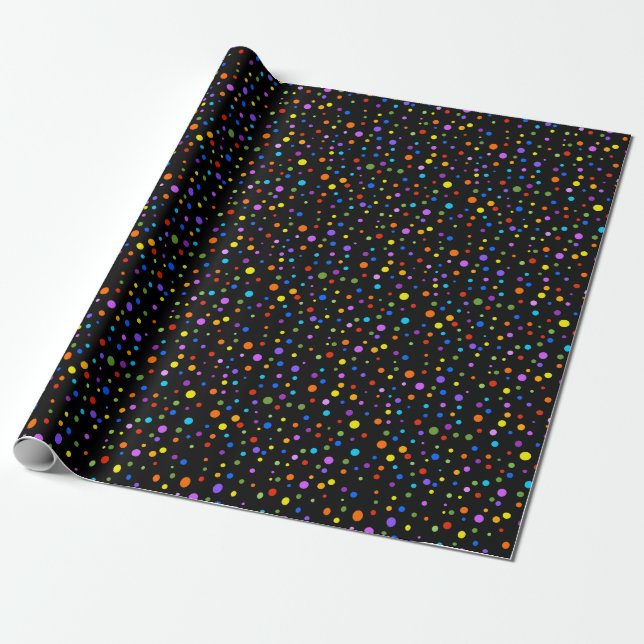 Cadeau Papier d'enrobage Polka Dot (Déroulé)