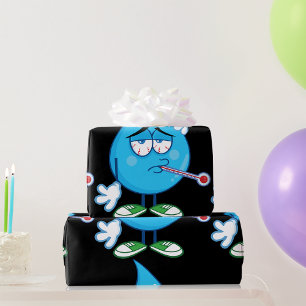 Cadeau Papier d'enveloppement à goutte d'eau