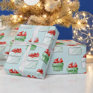 Cadeau Papier d'enveloppement actuel de Noël