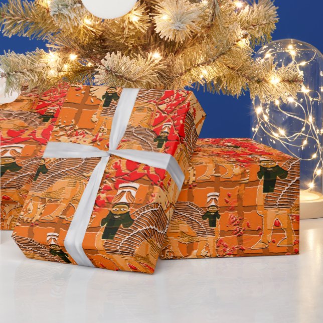 Cadeau Papier d'enveloppement assyrien (Vacances)