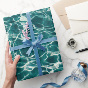 Cadeau Papier d'enveloppement Azure Ocean Waves