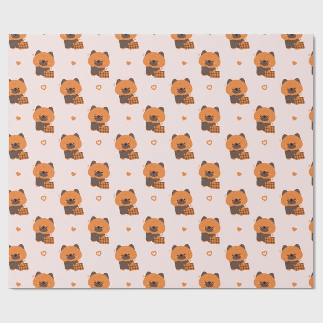 Cadeau Papier d'enveloppement berger allemand (Plat)
