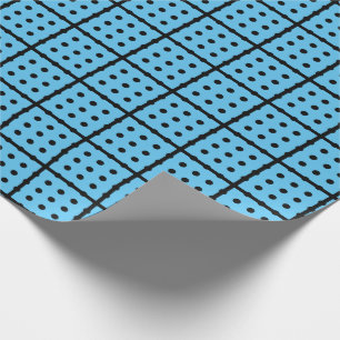 Cadeau Papier d'enveloppement bleu bébé unique