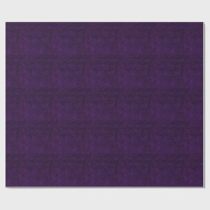Cadeau Papier d'enveloppement brillant noir violet