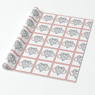 Cadeau Papier d'enveloppement cardiaque infini