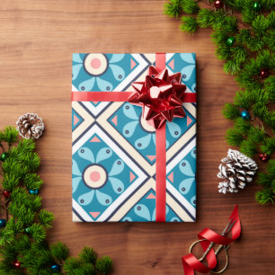 Cadeau Papier d'enveloppement Carré Xmas 30 po x 45 po