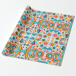 Cadeau Papier d'enveloppement "Célébration cosmique"