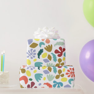 Cadeau Papier d'enveloppement coloré moderne
