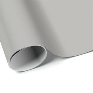 Cadeau Papier d'enveloppement couleur solide en gris doux