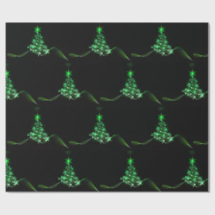 Cadeau Papier d'enveloppement d'arbre de Noël