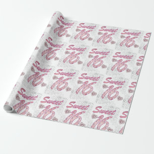 Cadeau Papier d'enveloppement de 16 cadeaux sucré