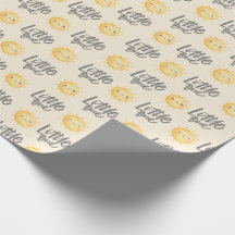 Papier d'enveloppement de Baby shower Little One S
