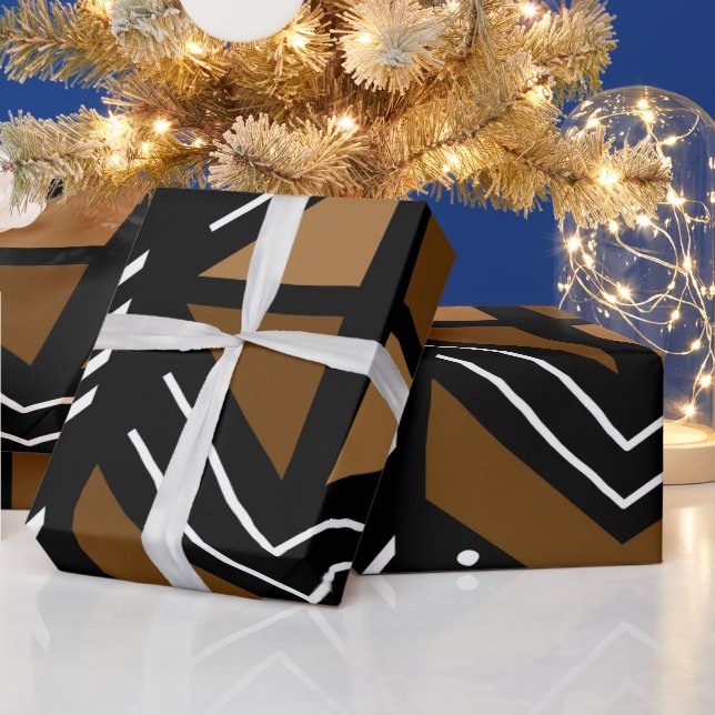 Cadeau Papier d'enveloppement de boue africain (Vacances)