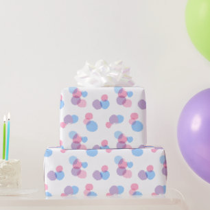 Cadeau Papier d'enveloppement de brosse Pastel