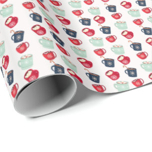 Cadeau Papier d'enveloppement de cacao chaud