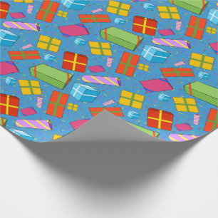 Cadeau Papier d'enveloppement de cadeaux colorés