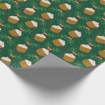 Papier d'enveloppement de café de Noël