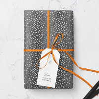 Papier d'enveloppement de cerfs gris de charbon