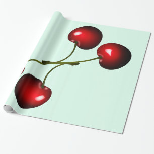 Cadeau Papier d'enveloppement de cerises sucrées - Choisi