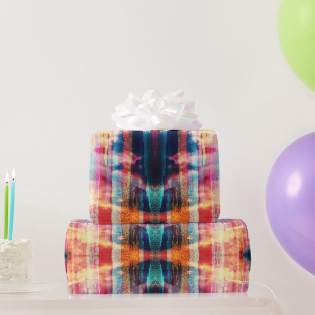 Cadeau Papier d'enveloppement de ciels de feu (Cadeaux de fête)