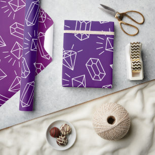 Cadeau Papier d'enveloppement de cristal mystique