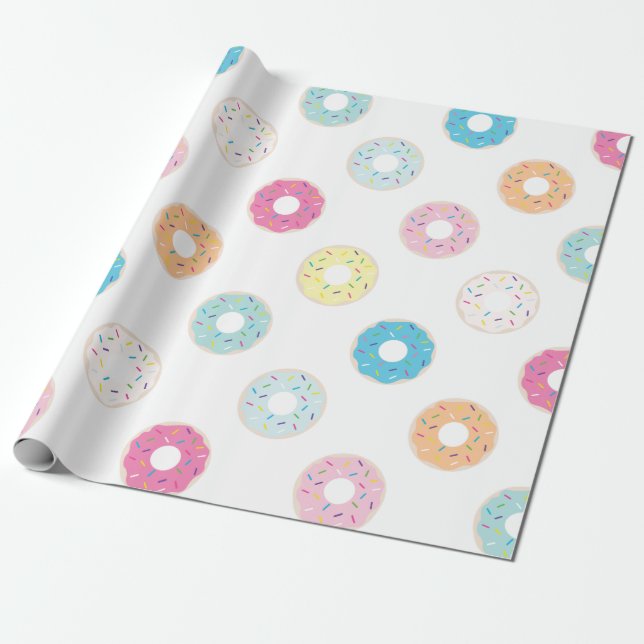 Cadeau Papier d'enveloppement de Donut (Déroulé)