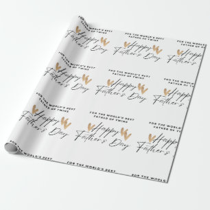 Cadeau Papier d'enveloppement de Fêtes des pères