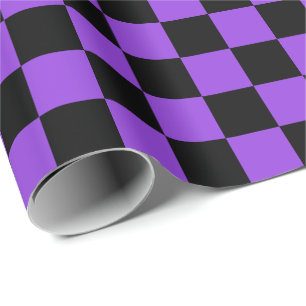 Cadeau Papier d'enveloppement de grands chèques en noir 