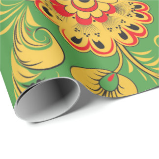 Cadeau Papier d'enveloppement de hohlome russe