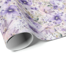 Papier d'enveloppement de jardin pourpre
