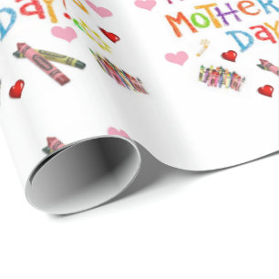 Cadeau Papier d'enveloppement de la fête des mères