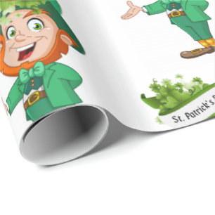 Cadeau Papier d'enveloppement de la Saint-Patrick