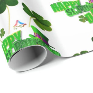 Cadeau Papier d'enveloppement de la Saint-Patrick