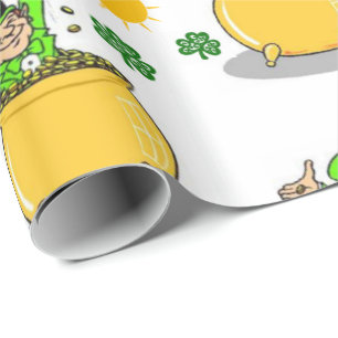Cadeau Papier d'enveloppement de la Saint-Patrick