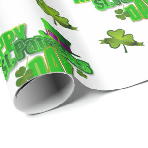Cadeau Papier d'enveloppement de la Saint-Patrick