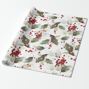 Cadeau Papier d'enveloppement de la terre claire de Noël