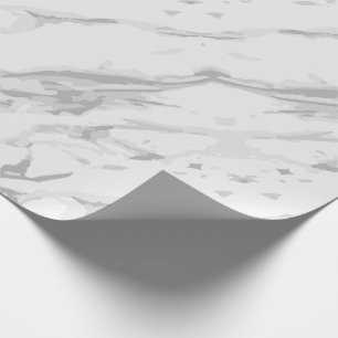 Cadeau Papier d'enveloppement de Marbre blanc classique